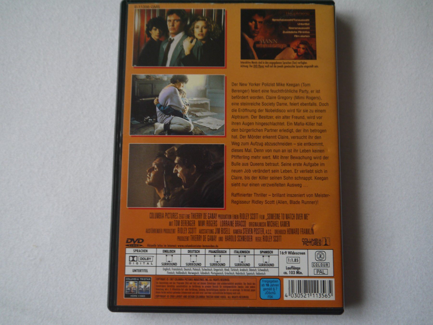 Tutti i DVDs: Der Mann im Hintergrund(1987)-Tom Berenger – Usato da Hagendorn venduto da Blaf 1