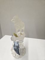 Wolf Figur mit Leuchtfunktion