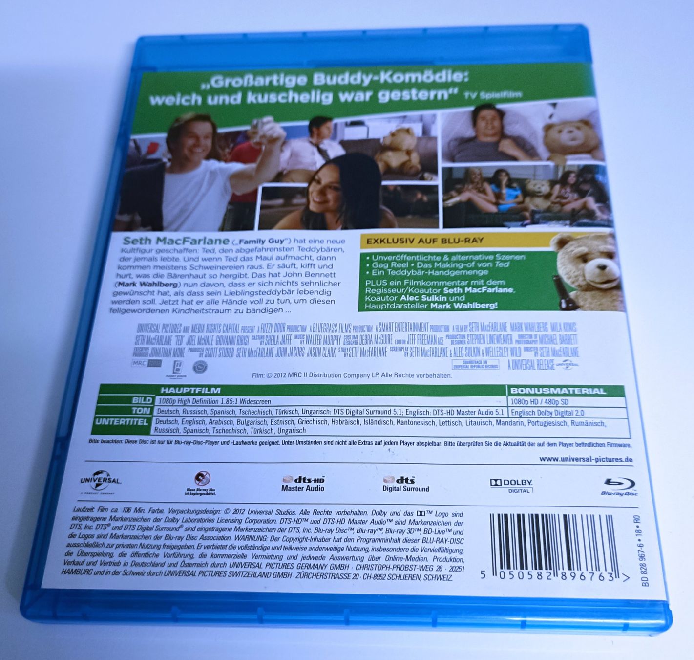 Tutti i DVDs: Ted (Blu-Ray) – Usato da Köniz venduto da Movieportal007 1