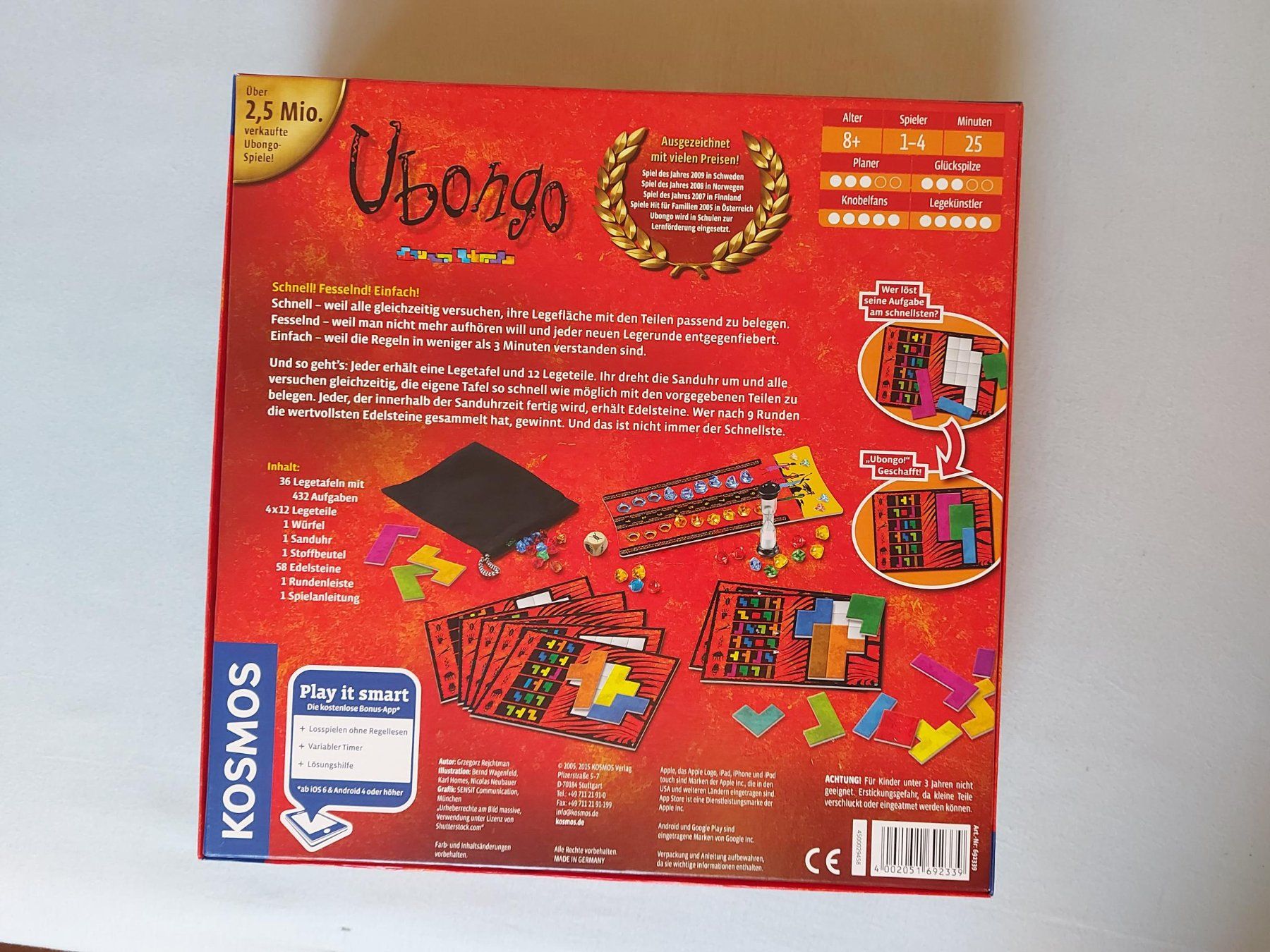 Kosmos Spiele: Ubongo - das wilde Legespiel – Gebraucht aus Buchs AG von Sushikiller 1