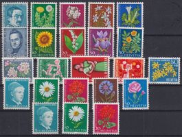 N50) Lot Pto Juventute 1960-1963 postfrisch