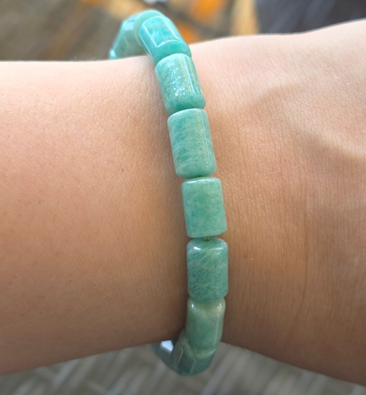 Mineralien & Heilsteine: 💚 Amazonit Sommerarmband ✨ Nr D – Neu und originalverpackt aus Matzingen von Shay_Crystalz