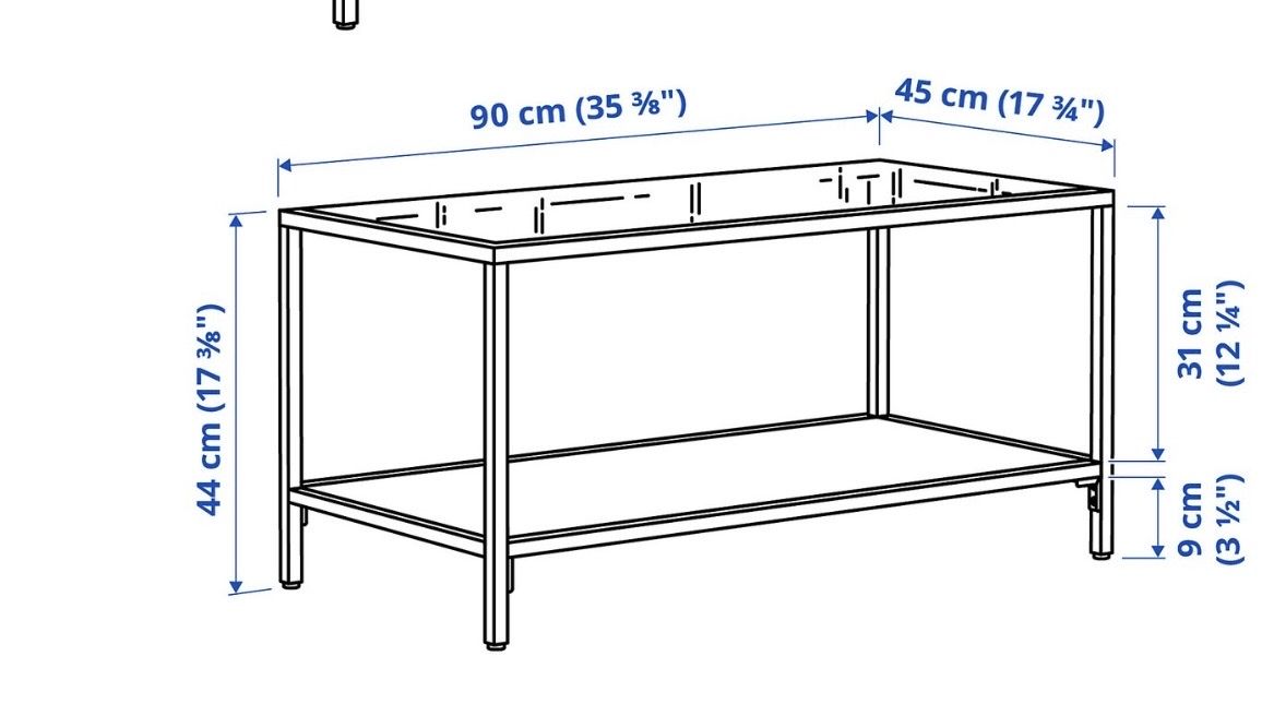 Tische: Couch-/Beistelltisch weiss mit Glasplatte – Gebraucht aus Wolfwil von Poulet60 3
