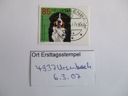 Voll Ort Ersttagsstempel 4937 Ursenbach