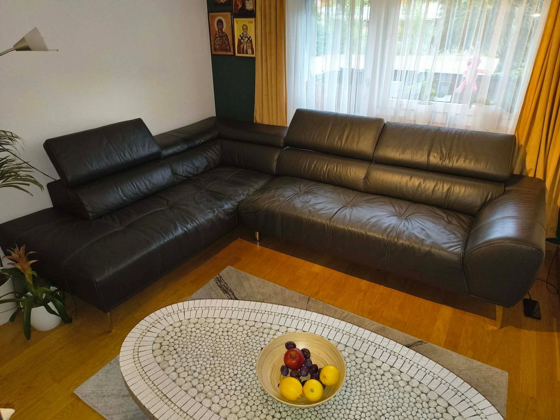 Sofas: Ecksofa echtleder anthrazit  – D'occasion à Nussbaumen AG par ado_cxm2 1
