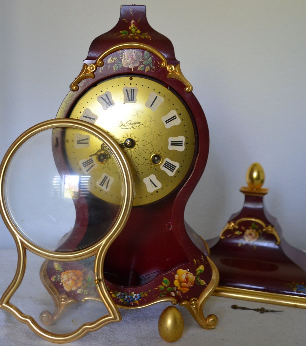 Orologi da terra & Orologi da parete: Pendule Du Chateau Pendeluhr – Difettoso da Collonges venduto da arashee 1