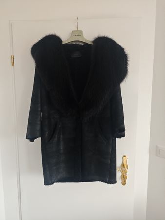 PRADA Lammleder Pelzjacke Mantel