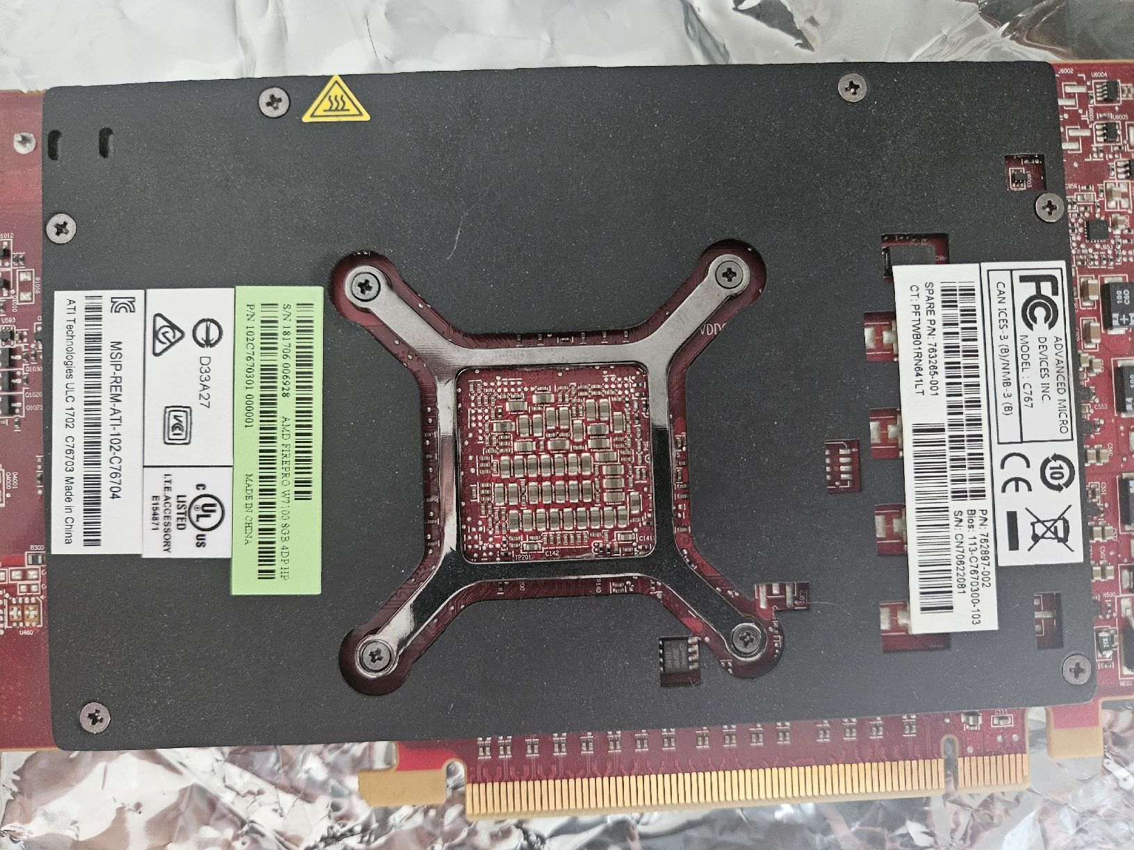 Amd Schede grafiche: AMD FirePro W7100 Grafikkarte – Usato da Dürrenäsch venduto da mat_mlk2 2