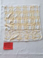 Frottee-Handtuch Gelb-Weiss (A2), 45x45cm