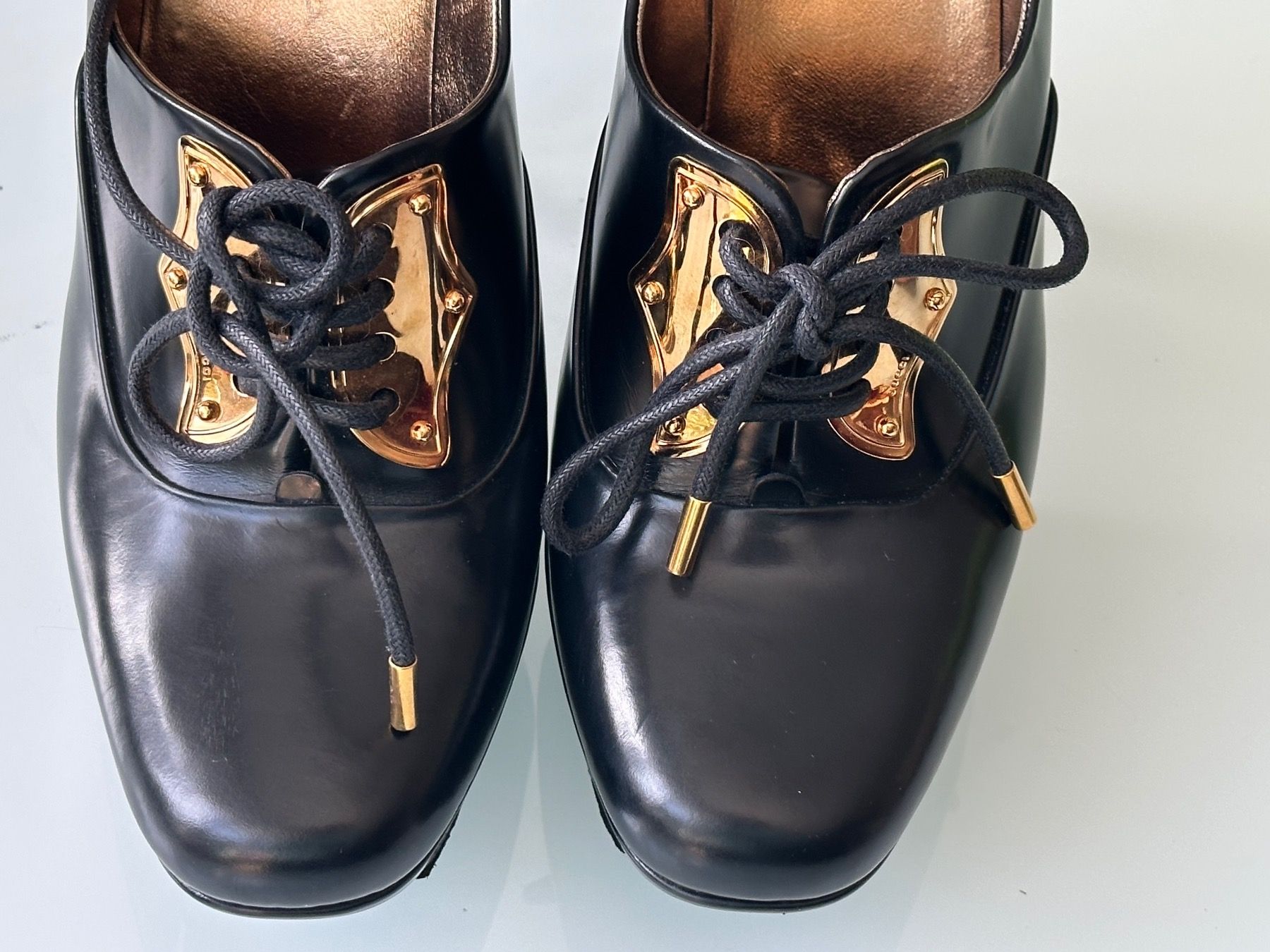 Gucci Scarpe da donna: Gucci - Leder Boots 38,5 – Usato da Zufikon venduto da Modestil365 4