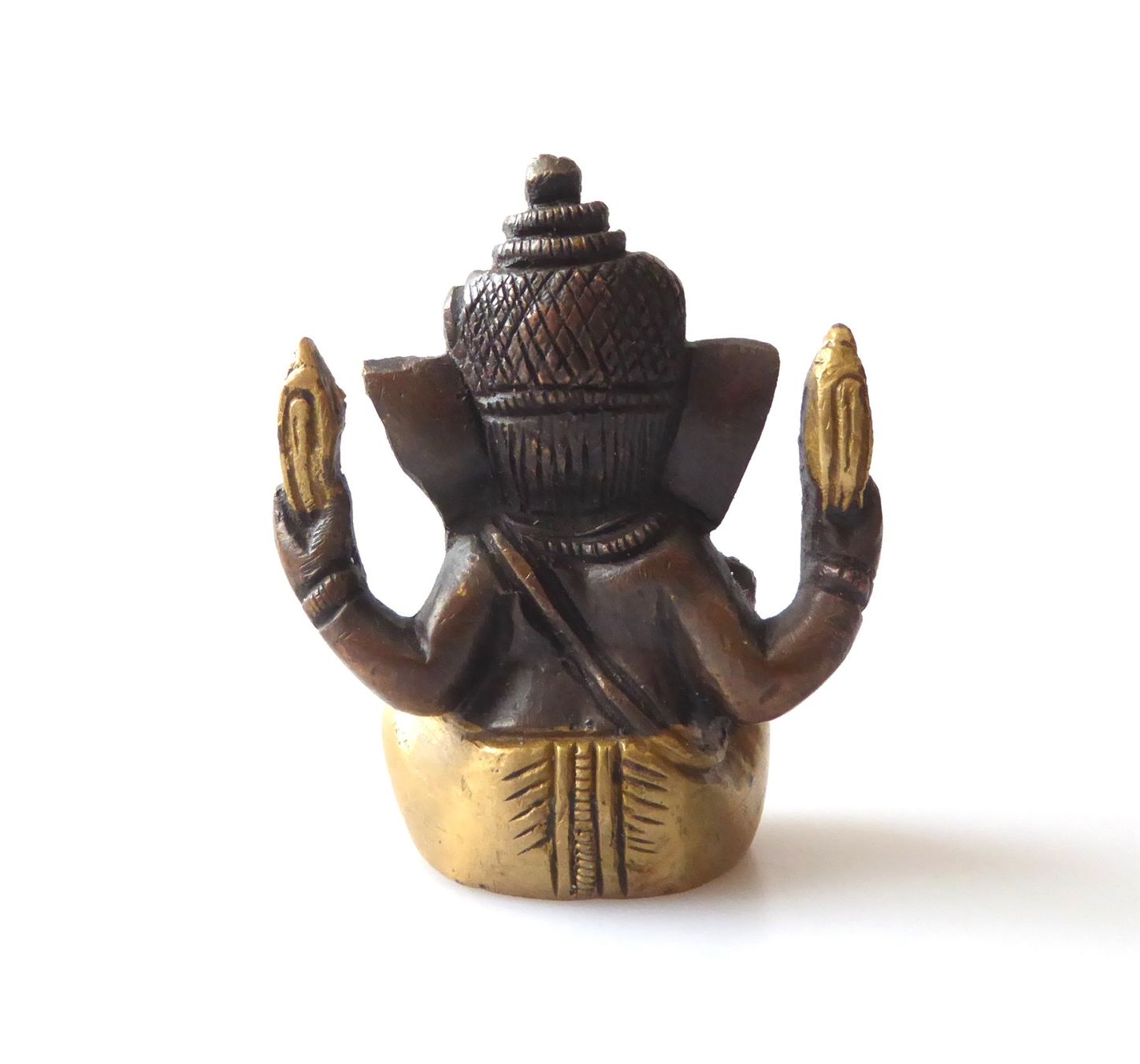 Statuette: Ganesha klein - Messing-Figur – Nuovo e nell'imballaggio originale da Mauren venduto da Yeelen 3