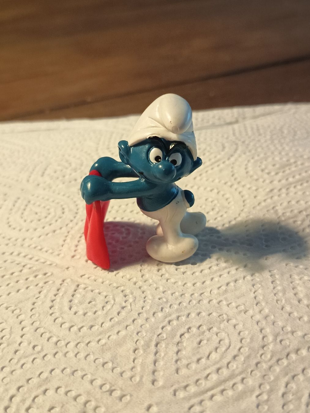 Schleich Figuren: Schlumpf Torreroschlumpf 1984 – Gebraucht aus Belp von lamadefi12