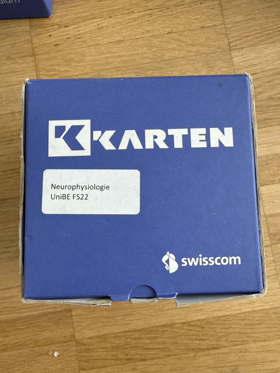 Swisscom Altro materiale scolastico: Kkarten - Neurophysiologie – Usato da Pieterlen venduto da L.Huber