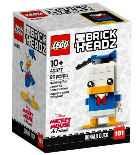 Lego Kit di costruzioni: LEGO BRICKHEADZ: Donald Duck  40377 – Nuovo e nell'imballaggio originale da Matzendorf venduto da HaiNakamoto