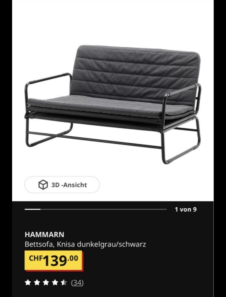 Sofas: Ikea Klappbett Sofa Couch Gratis  – Gebraucht aus Bad Zurzach von Goodshoppingforyou 8