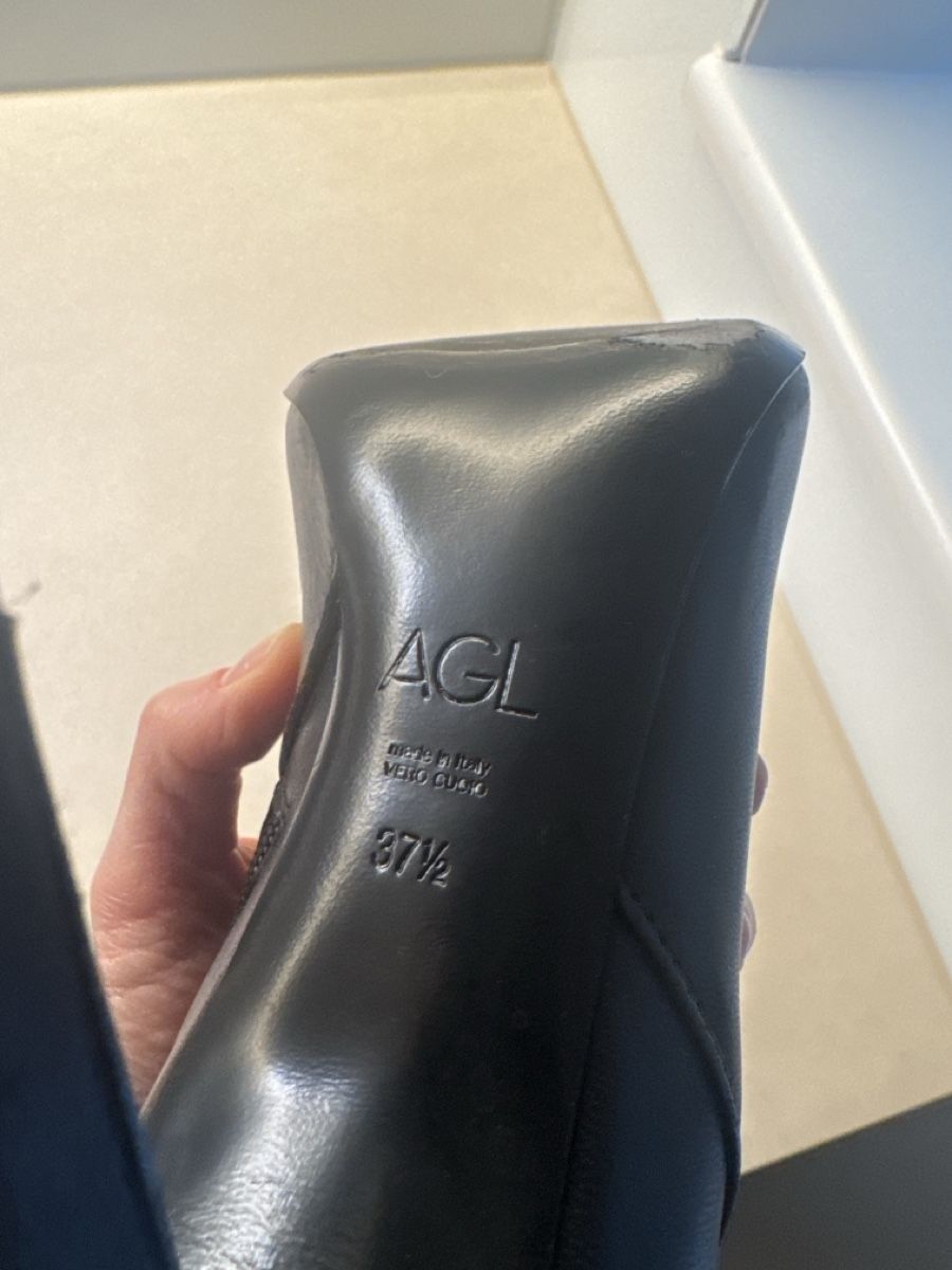 AGL Scarpe da donna: AGL Ankle Boots Leather Black Size 37.5 – Usato da Zürich venduto da agnes_to 2