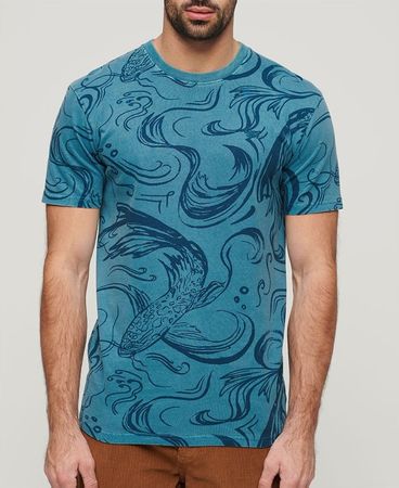 Superdry VINTAGE OVERDYE PRINTED TEE Herren T-Shirt  3XL