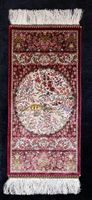 Kleiner Orientteppich Floral Rot Gemustert. 60x30.cm -N.13