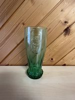 Coca-Cola Glas, Grün, Vintage Design - Top Zustand!