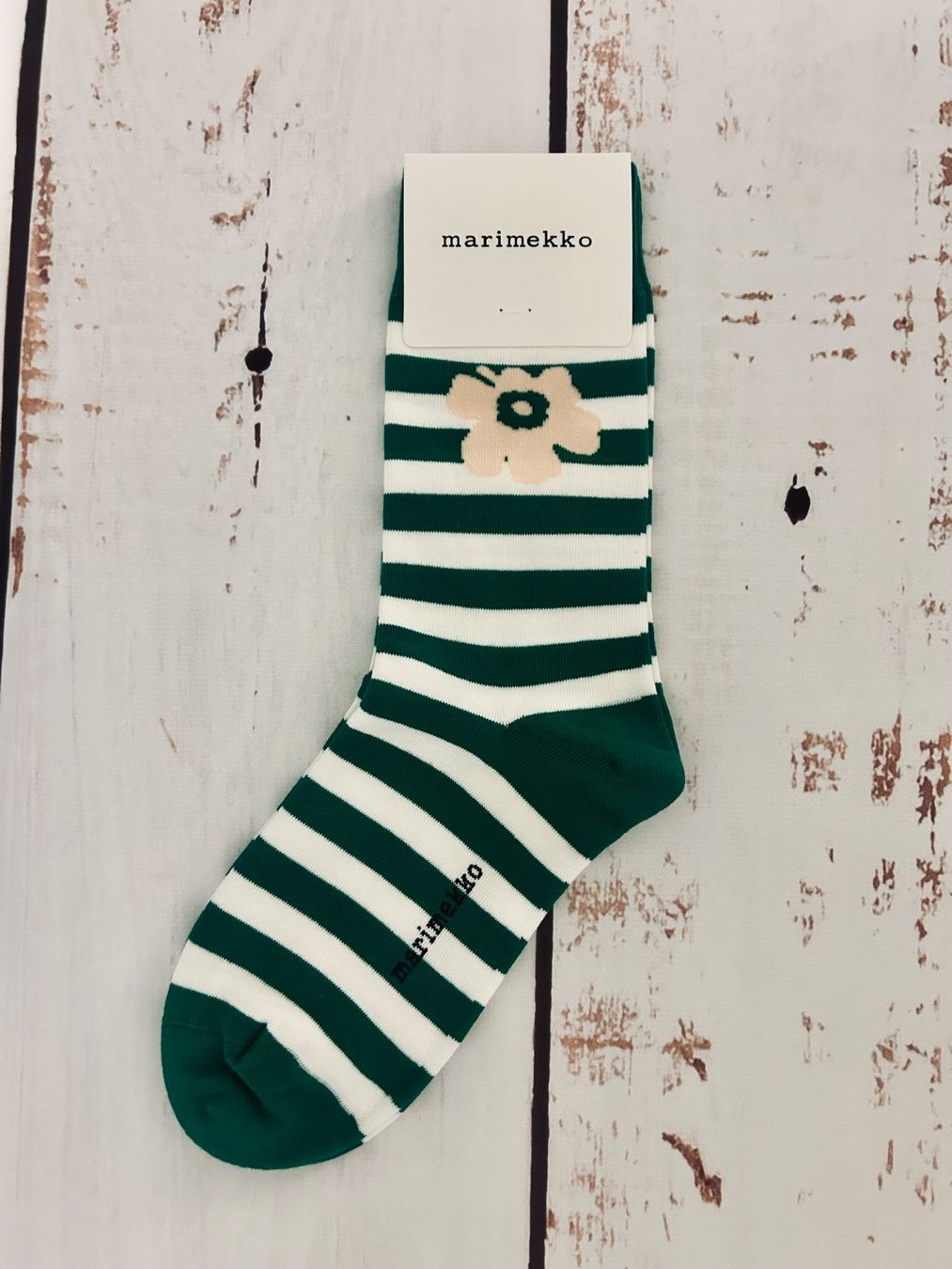 Calze: Socks with pop-up print flower Marimekko – Nuovo e nell'imballaggio originale da Zürich venduto da Ferienan 2
