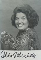 Illo Schieder (1922-2004) Sängerin - Autogramm