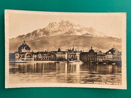 Luzern, Bahnhof und Pilatus
