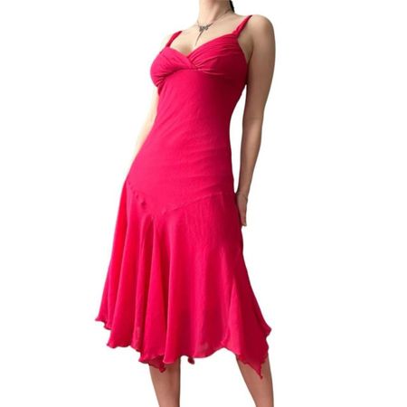 Vintage asymmetrical dress