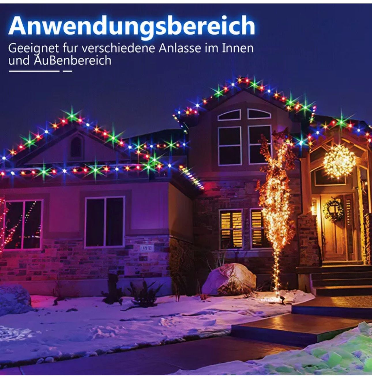 Lichterketten & Leisten: + LED Lichtschlauch Lichterkette 20 M bunt – Neu und originalverpackt aus Amriswil von JaJa-Express 3