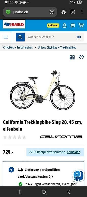 Biciclette: California Sing – Usato da Kriens venduto da BenjaminsTokey