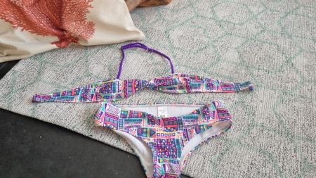 Bunter Bikini Gr. 128  Skinny bunt