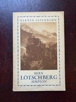 Guide BLS Lötschberg-Bahn 1925 avec carte dépliante
