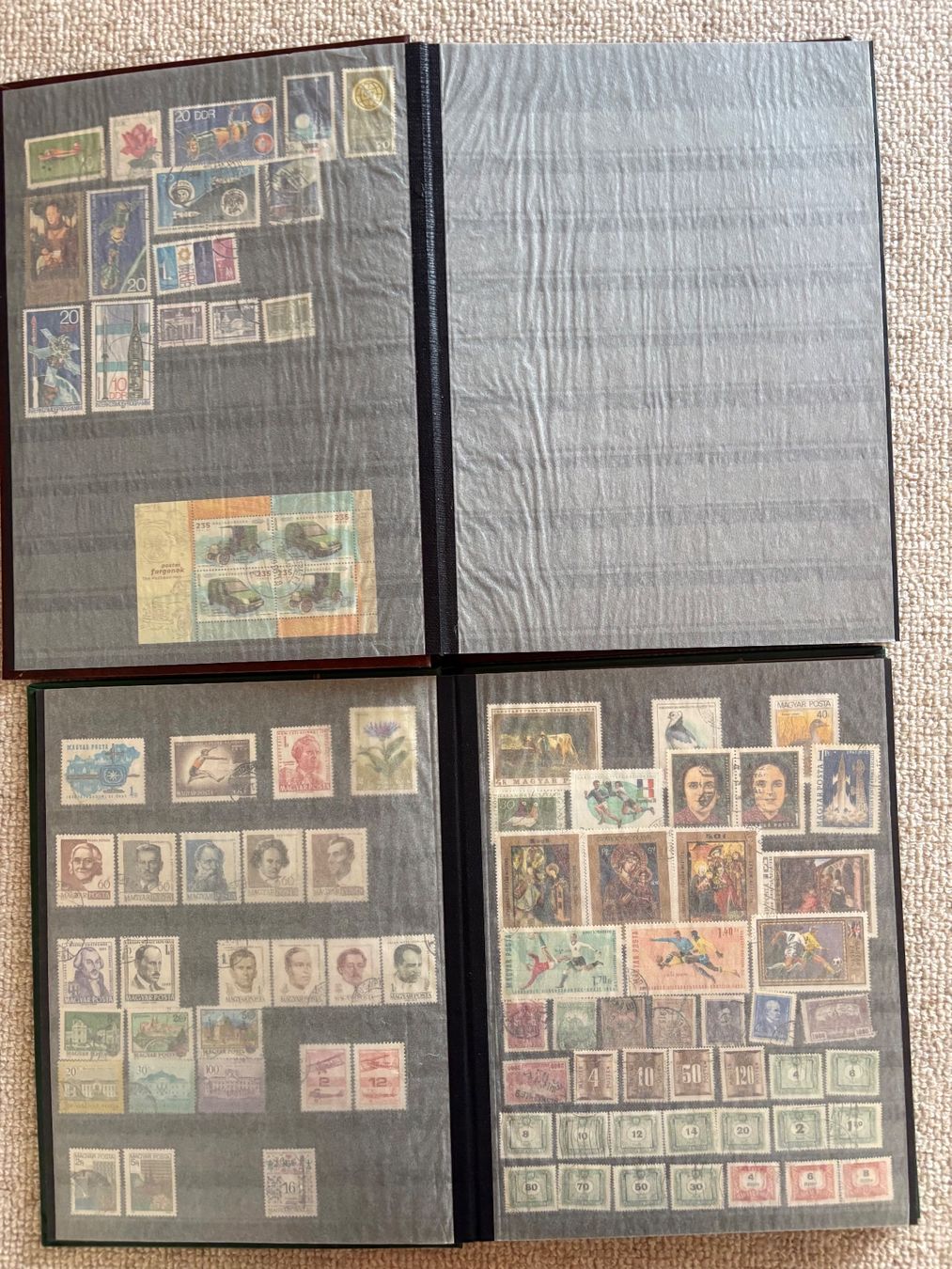 Alle Briefmarken: 2 Alben mit Briefmarken – Gebraucht aus Steinmaur von Nicorutishauser 2