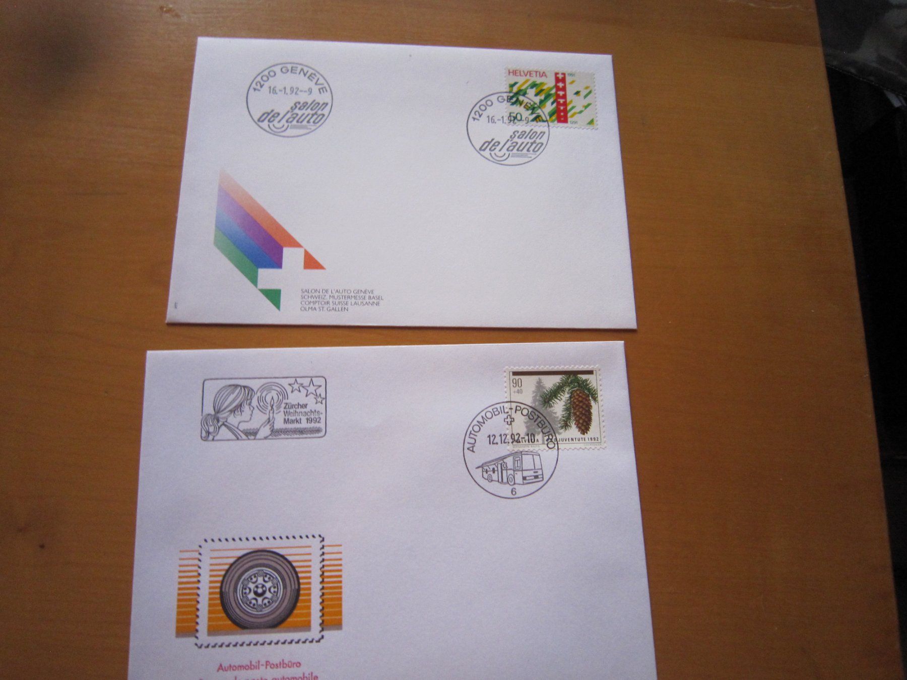 Tous les timbres: L2 Briefe mit Spezialstempel 1992 – D'occasion à Giubiasco par sal_9j6w 4