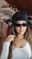 Creation Josie Dali Kriens Damen Wollhut Grau Gr. M Vintage