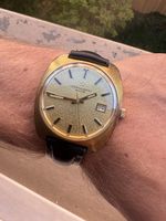 Eterna-Matic 2002 automatique vintage – cadran doré texturé 