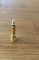 Stereo Male Jack 6.35mm to Female Jack 3.5mm Adapter Gold