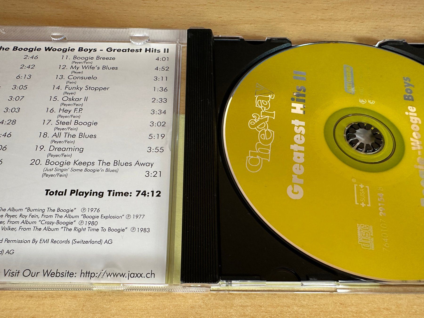 CDs: Che & Ray - The Boogie-Woogie Boys - Greatest Hits II – Gebraucht aus Rikon im Tösstal von Alpenmutz 2