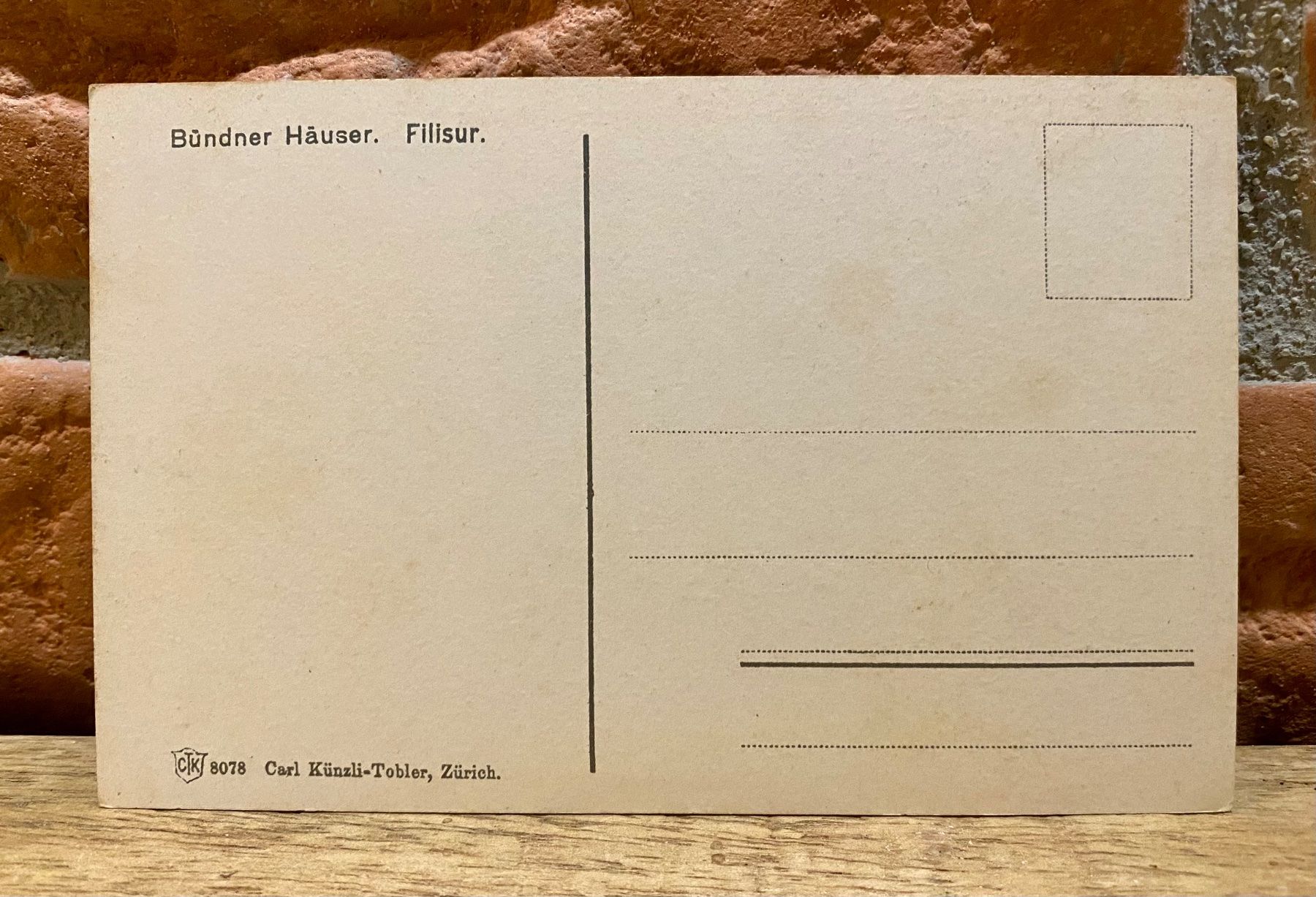Cartoline postali: FILISUR - Bündner Haus - Bergün – Usato da Root venduto da ENGLAND-TREASURES 2