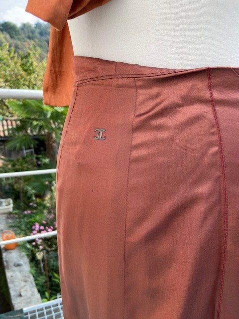 Chanel Gonne: 100% CHANEL SeidenJupe lang Gr.34/36 – Usato da Lamone venduto da Rfiero 7