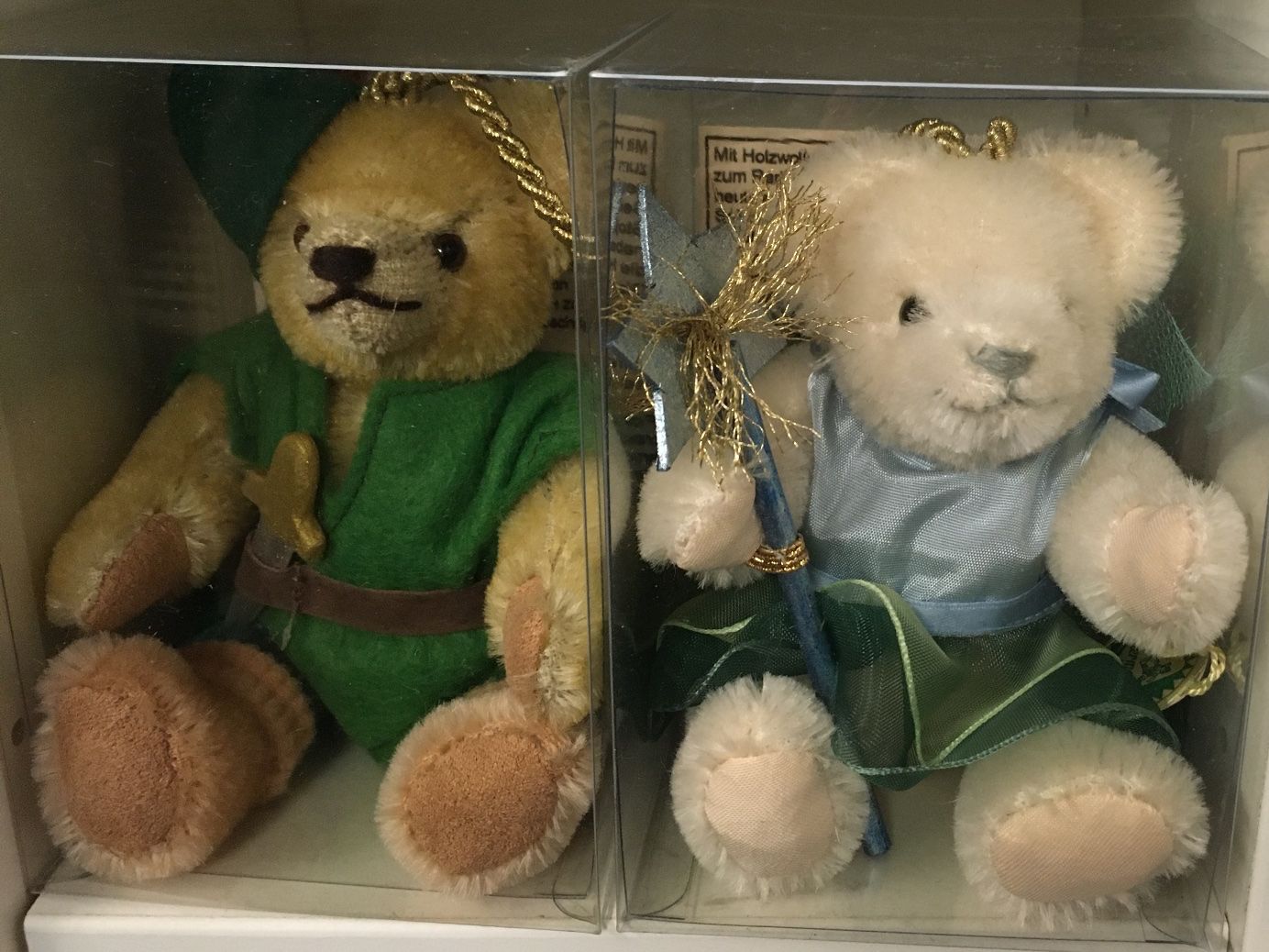 Spielzeuge: Hermann Coburg Peter Pan und Tinkerbell Mini Teddy Lim 500 – Neu und originalverpackt aus Zürich von rar_b2y9