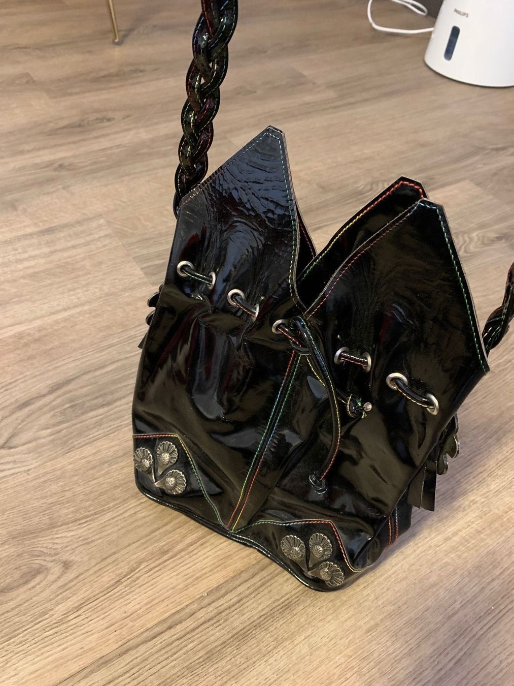 Borse da donna: Tasche Vintage Lack Optik – Usato da Fislisbach venduto da KolibriSecondhand 3