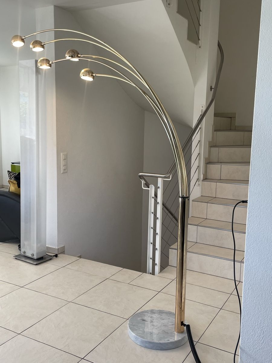 Guzzini Lampen: Arc Stehlampe von Harvey Guzzini – Gebraucht aus Richterswil von Prangins9 1