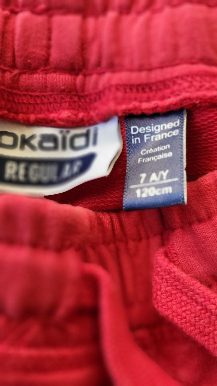 Okaidi Hosen: Shorts okaidi 7/ 120 rot – Gebraucht aus Zürich von Sibetti 1