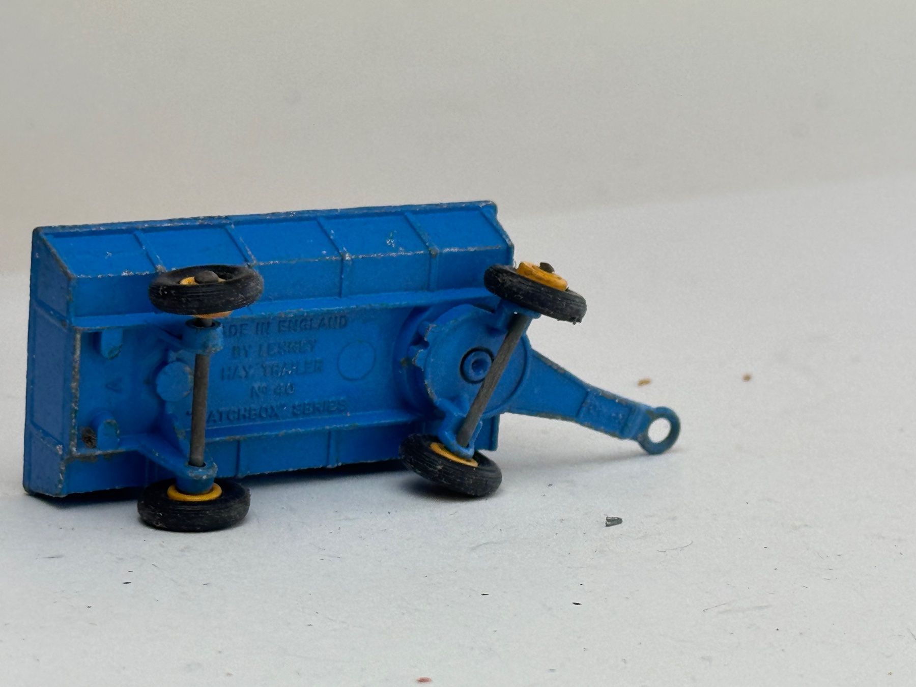 Lesney Modellini d'auto: GB5- Lesney  No 40 Anhänger blau – Usato da Elm venduto da Wikmtz 2