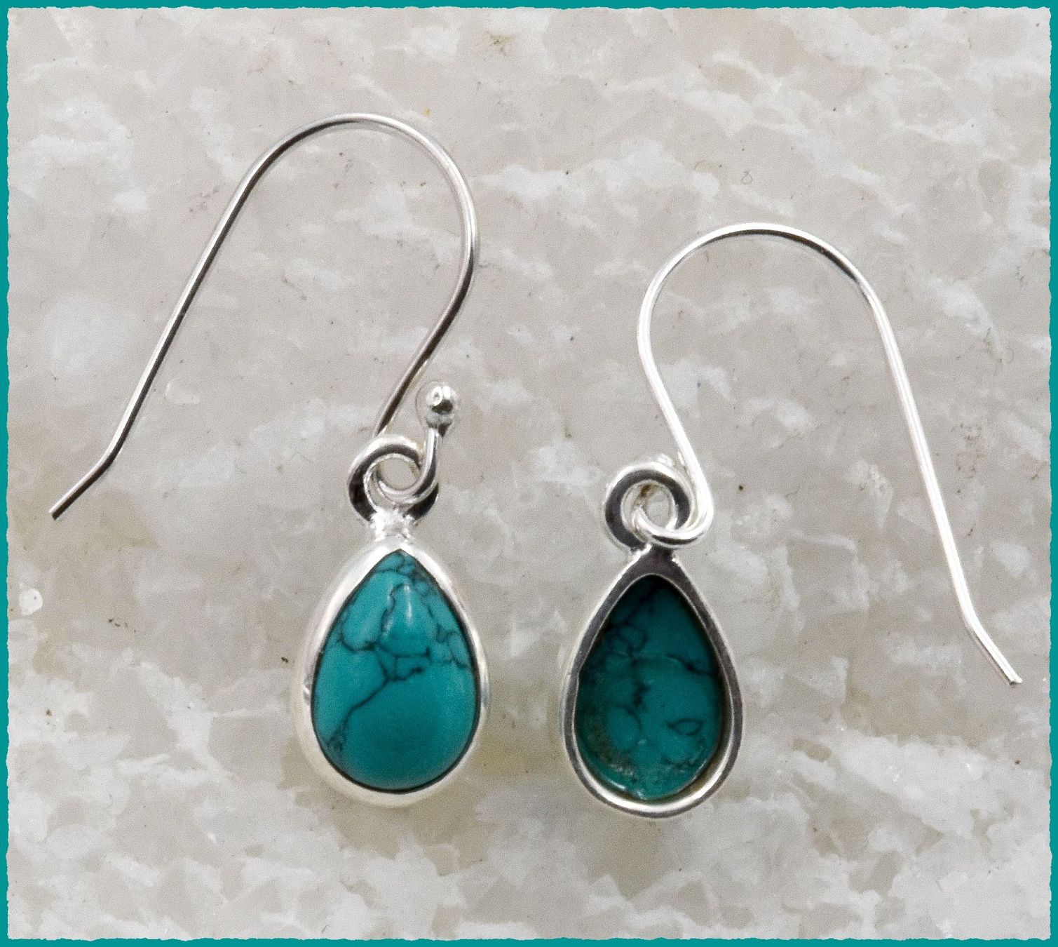 Orecchini pendenti & Orecchini a lobo: TURQUOISE, Türkis Ohrhänger 925 Silber – Nuovo e nell'imballaggio originale da Oberglatt ZH venduto da Goldfee1 2