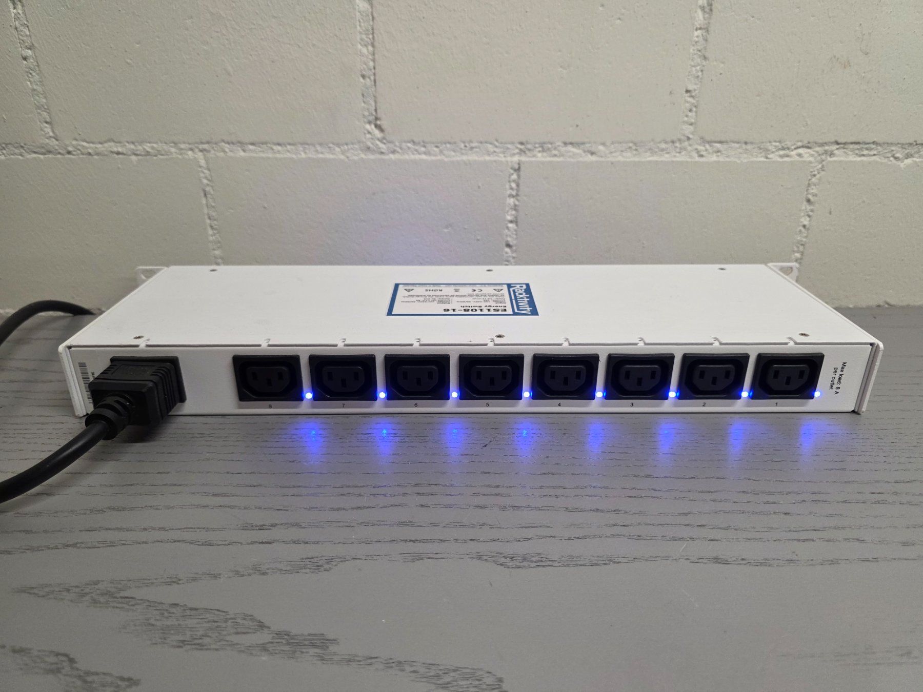 Sistema di controllo: Racktivity Energy Switch ES1108-16 – Usato da Zürich venduto da 2JamMusic 5