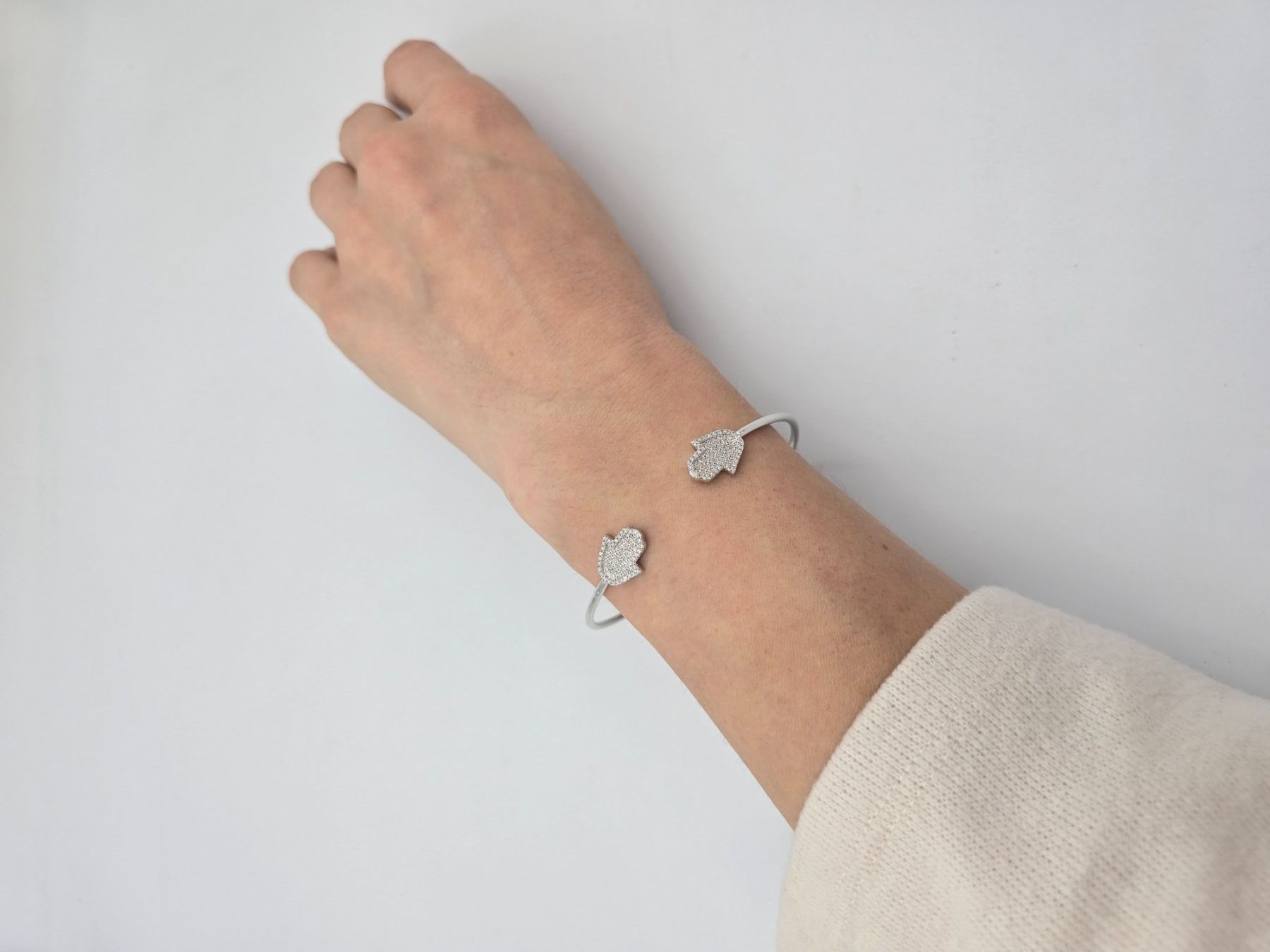 Bracciali & Braccialetti: Armreif Silber 925 Zirkonia – Nuovo e nell'imballaggio originale da Zug venduto da gold.schmuck 1