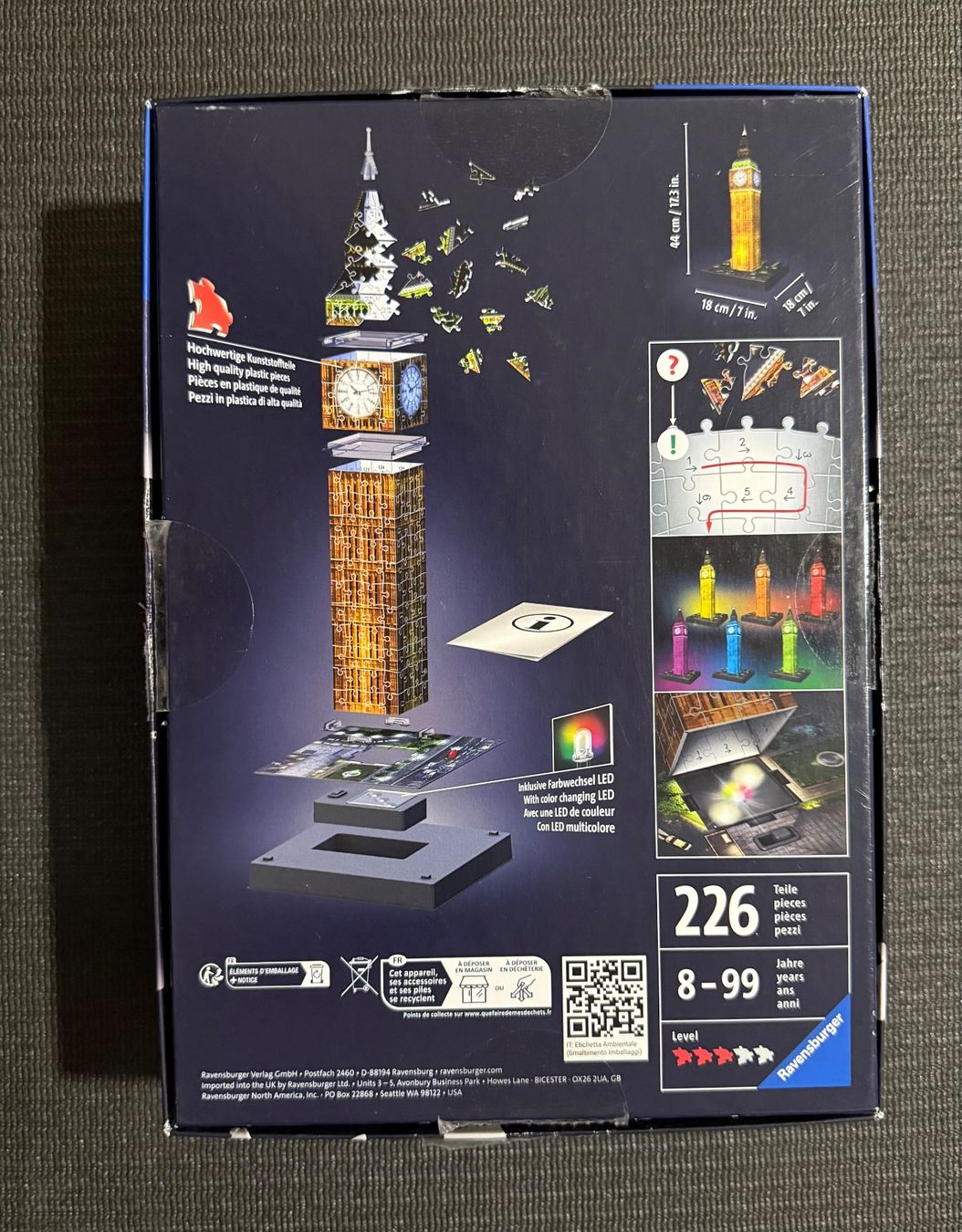 Ravensburger Puzzle: Ravensburger 3D Big Ben LED – Nuovo (secondo la descrizione) da Contone venduto da Chaos76 1