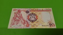Lesotho 10 Maloti Banknote - Seltene Sammlermünze! 2006
