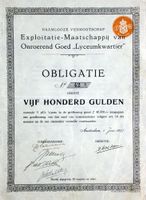 Onroerend Goed "Lyceumkwartier", Amsterdam - 1927
